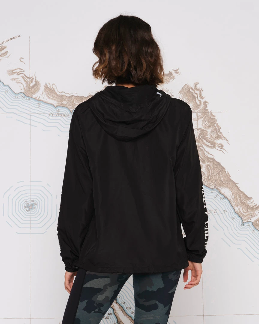 Salty Crew Alpha Black Windbreaker