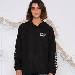 Salty Crew Alpha Black Windbreaker