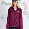 Salty Crew Womens Alpha Maroon Windbreaker