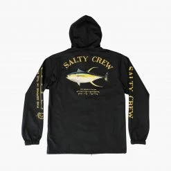 Salty Crew Ahi Mount Black Snap Jacket Mens