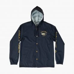 Salty Crew Mens Ahi Mount Navy Snap Jacket