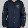 Salty Crew Mens Ahi Mount Navy Snap Jacket