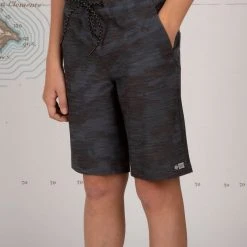 Salty Crew Drifter 2 Camo Boys Hybrid Elastic Youth