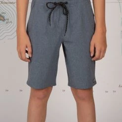 Salty Crew Drifter 2 Navy Boys Hybrid Elastic