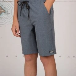 Salty Crew Drifter 2 Navy Boys Hybrid Elastic