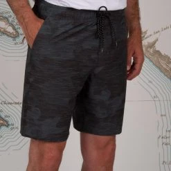 Salty Crew Drifter 2 Black Camo Hybrid Elastic