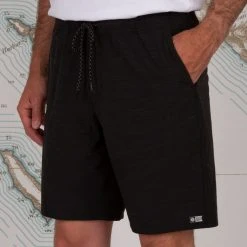 Salty Crew Drifter 2 Charcoal Hybrid Elastic Bottoms