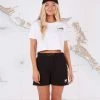 Salty Crew Alpha Black Sweatshort Womens