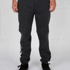 Salty Crew Slowroll Black Heather Sweatpants