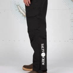 Salty Crew Pinnacle Black Pant Mens