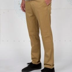 Salty Crew Mens Deckhand Workwear Brown Chino Pant