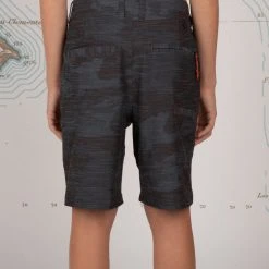 Salty Crew Drifter 2 Black Camo Hybrid Shorts
