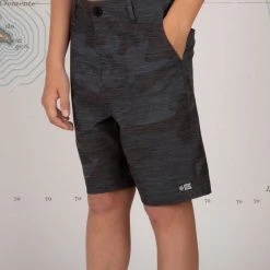 Salty Crew Drifter 2 Black Camo Hybrid Shorts