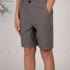 Salty Crew Youth Drifter 2 Boys Grey Short