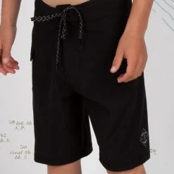 Salty Crew Youth Lowtide Boys Black Boardshorts
