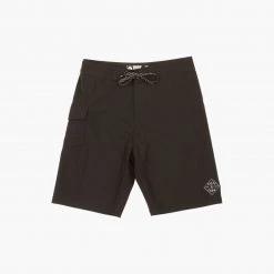 Salty Crew Youth Lowtide Boys Black Boardshorts