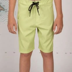 Salty Crew Youth Lowtide Boys Lime Boardshort