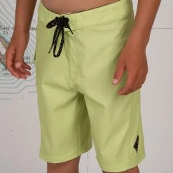 Salty Crew Youth Lowtide Boys Lime Boardshort