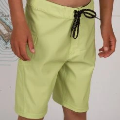 Salty Crew Youth Lowtide Boys Lime Boardshort