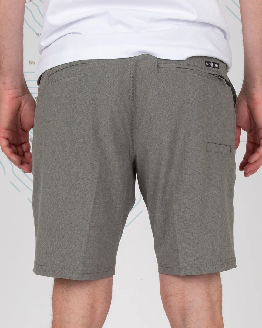 Salty Crew Mens Drifter 2 Grey Hybrid Walkshort