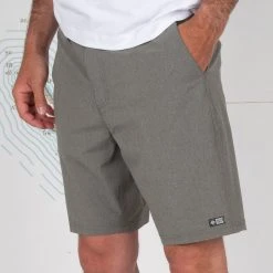 Salty Crew Mens Drifter 2 Grey Hybrid Walkshort