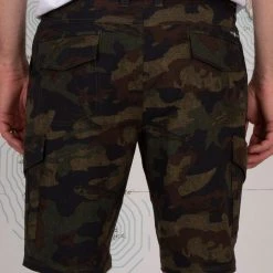 Salty Crew Mens Deep Sea II Camo Cargo Short