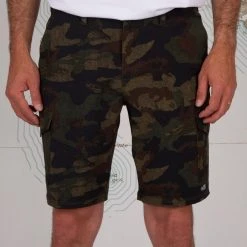 Salty Crew Mens Deep Sea II Camo Cargo Short