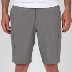 Salty Crew Drifter 2 Grey Cargo Hybrid Mens