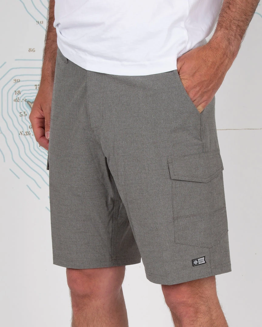 Salty Crew Drifter 2 Grey Cargo Hybrid Mens