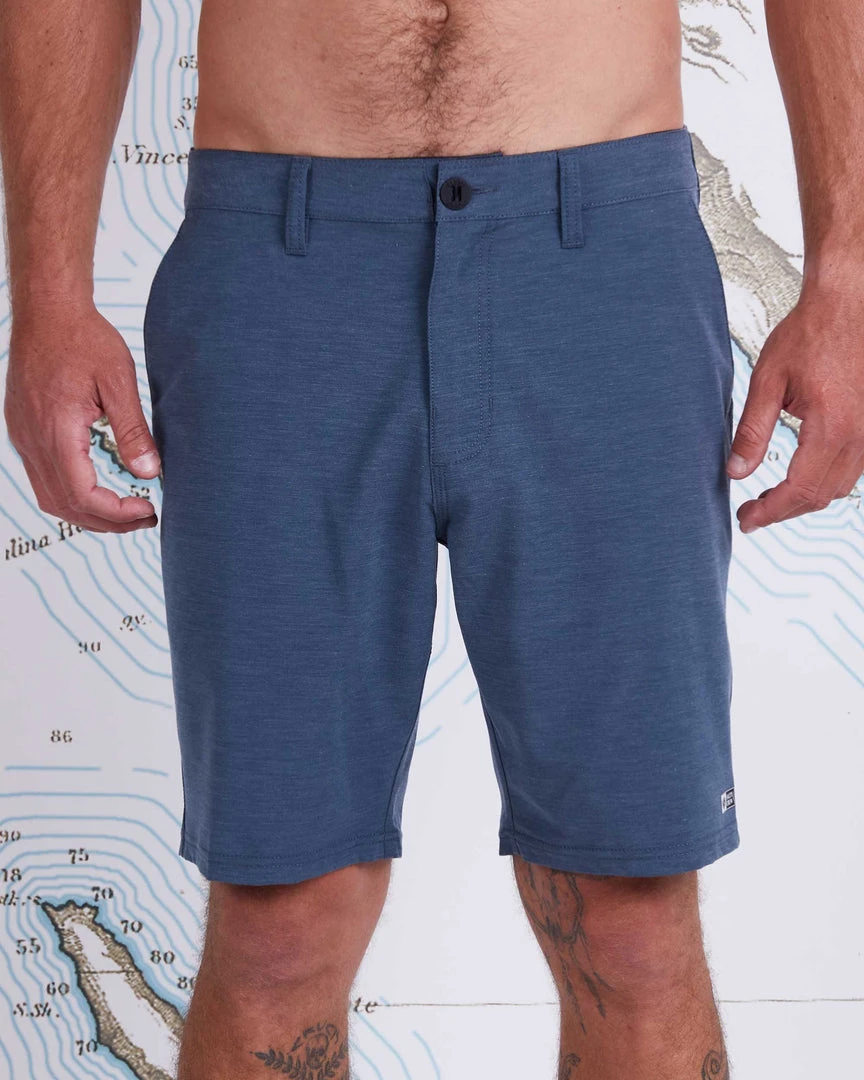 Salty Crew Drifter 21" Dark Slate Hybrid Walkshort Mens