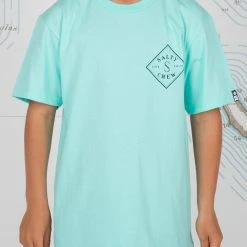 Salty Crew Tippet Sea Foam Boys S/S Tee