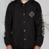 Salty Crew Mens Tippet Black Snap Jacket