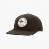 Salty Crew Bruce Boys Black 6 Panel Youth