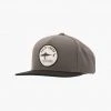 Salty Crew Bruce Dark Heather/Black 6 Panel Mens