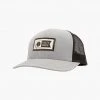 Salty Crew Topstitch Heather Grey/Black Retro Trucker Mens