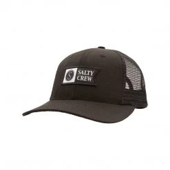 Salty Crew Pinnacle Black Boys Retro Trucker