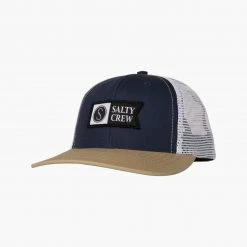 Salty Crew Youth Pinnacle Boys Gold/Navy Retro Trucker