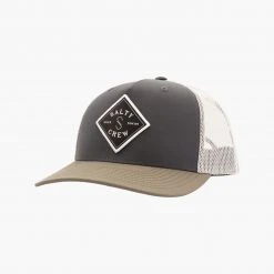 Salty Crew Sealine Stealth/Grey Retro Trucker Mens