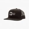Salty Crew Alpha Twill Black Trucker