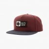 Salty Crew Alpha Burgundy/Navy Tech 5 Panel