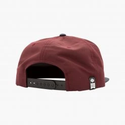 Salty Crew Alpha Burgundy/Navy Tech 5 Panel