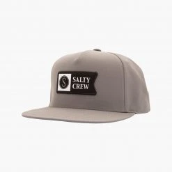 Salty Crew Alpha Grey Tech 5 Panel