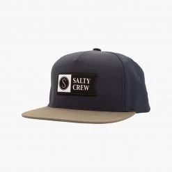 Salty Crew Alpha Navy/Ash Tech 5 Panel Mens