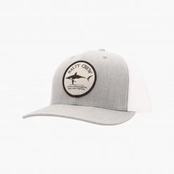 Salty Crew Bruce Heather Grey/White Retro Trucker