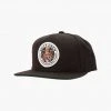 Salty Crew Mens Deep Reach Black 6 Panel