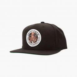Salty Crew Mens Deep Reach Black 6 Panel