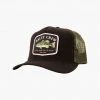 Salty Crew Bigmouth Boys Black/Camo Trucker
