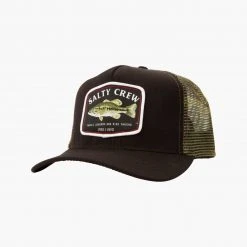 Salty Crew Bigmouth Boys Black/Camo Trucker