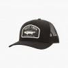 Salty Crew Striper Black Retro Trucker