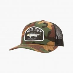 Salty Crew Striper Camo Retro Trucker